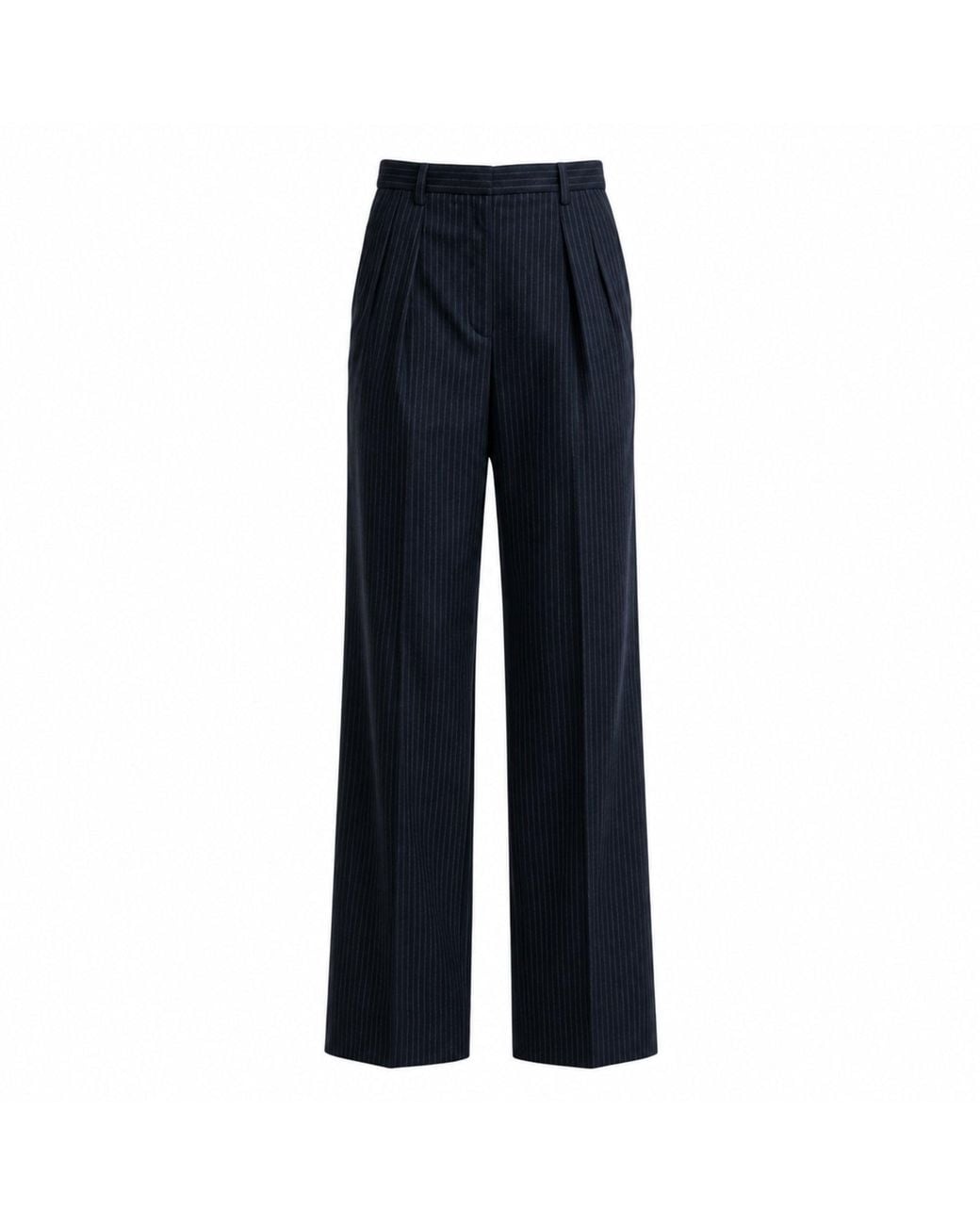 ZHYUN.K Blue Stripe Shawl Trousers