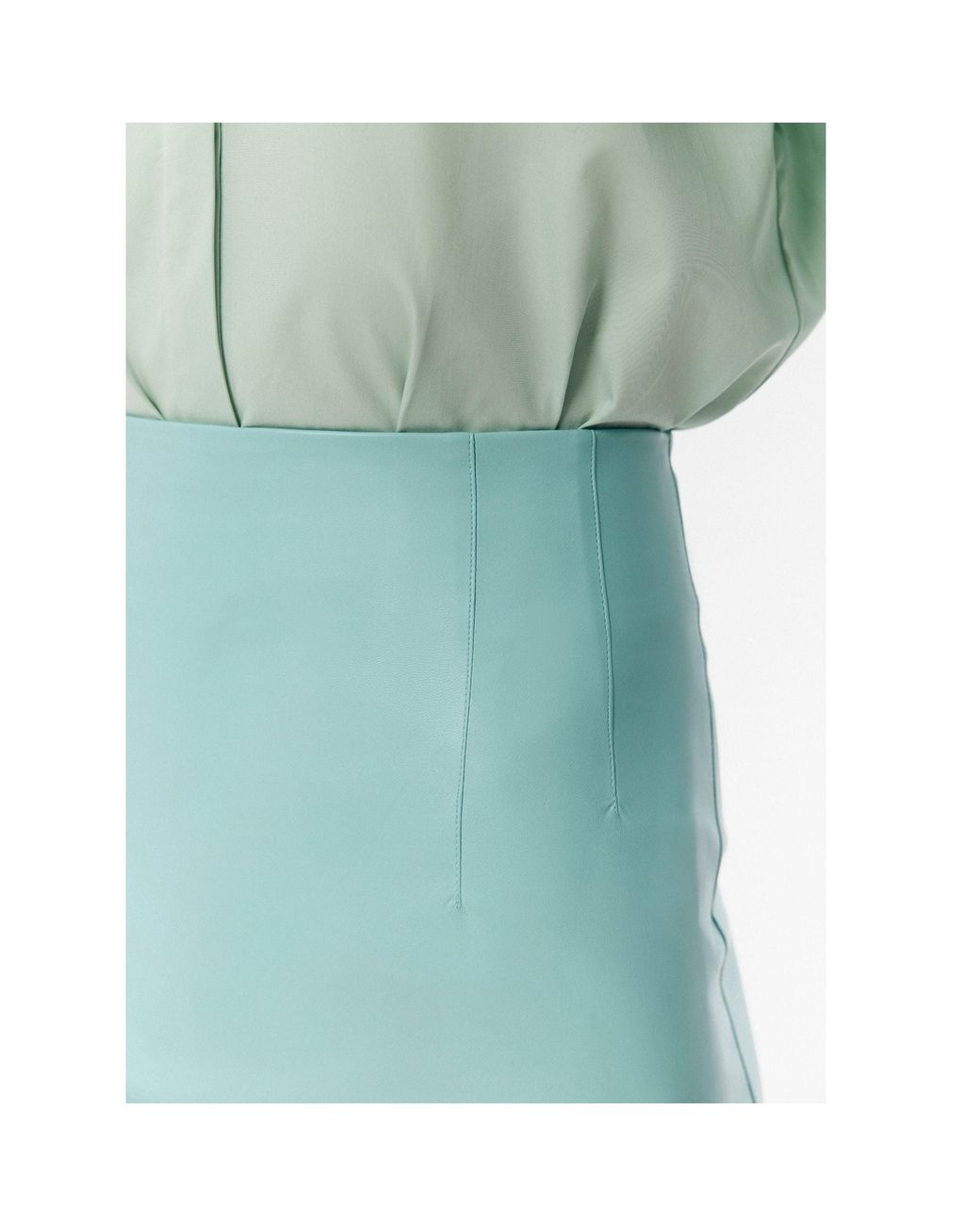 DAR ANN STUDIO Blue Mint Brief Skirt
