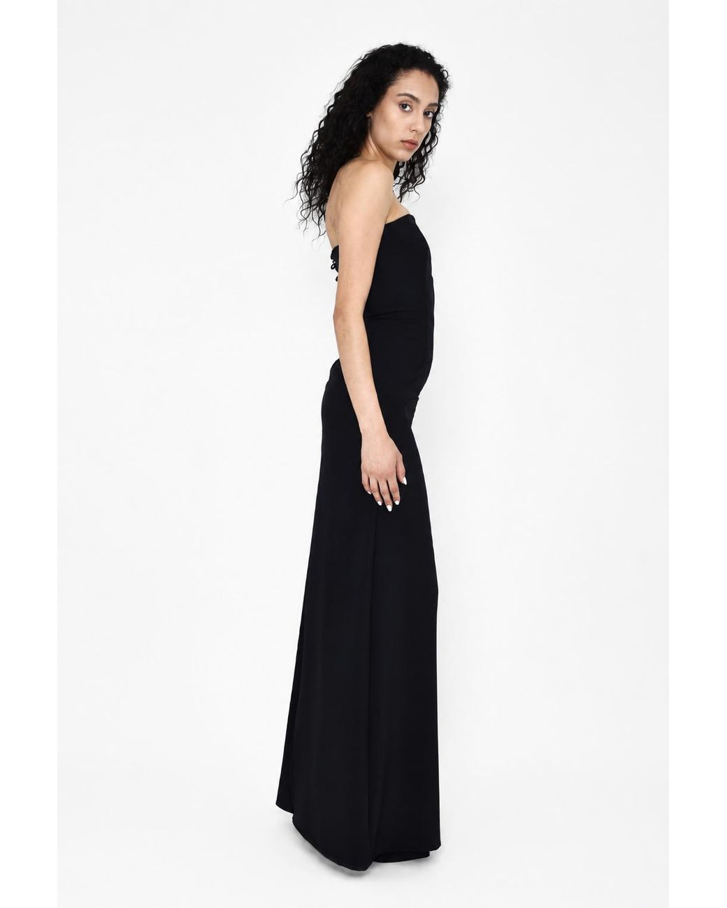 TANIA ORELLANA Black Vertebra Dress