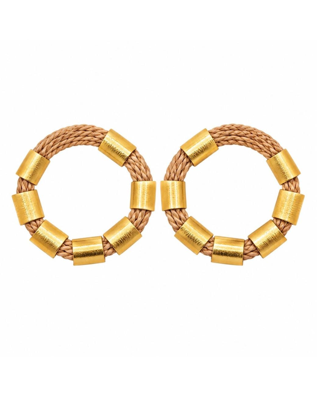 NART Metallic The Rings Buriti Earrings