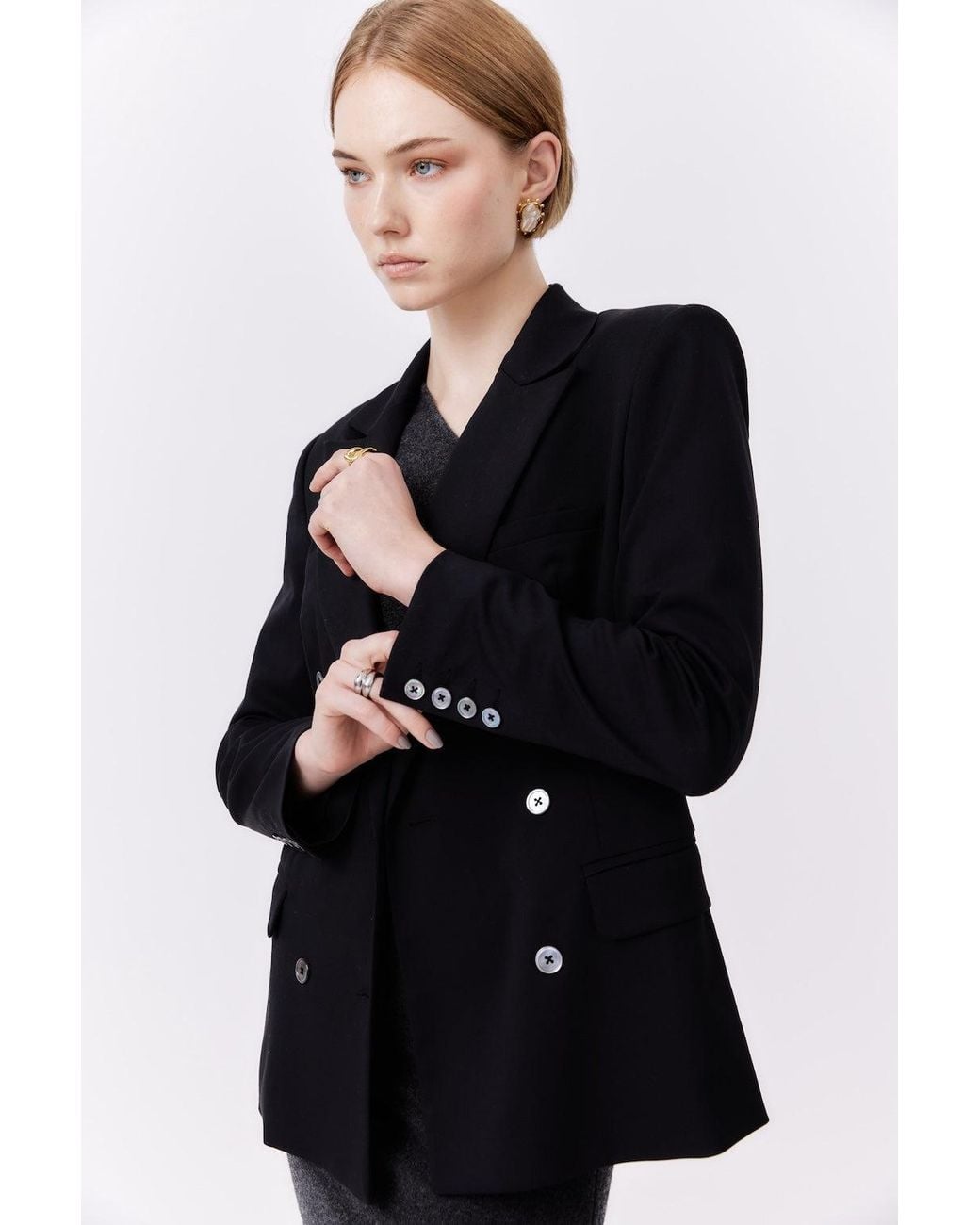 MNK Atelier Blue Doubled-Breasted Blazer