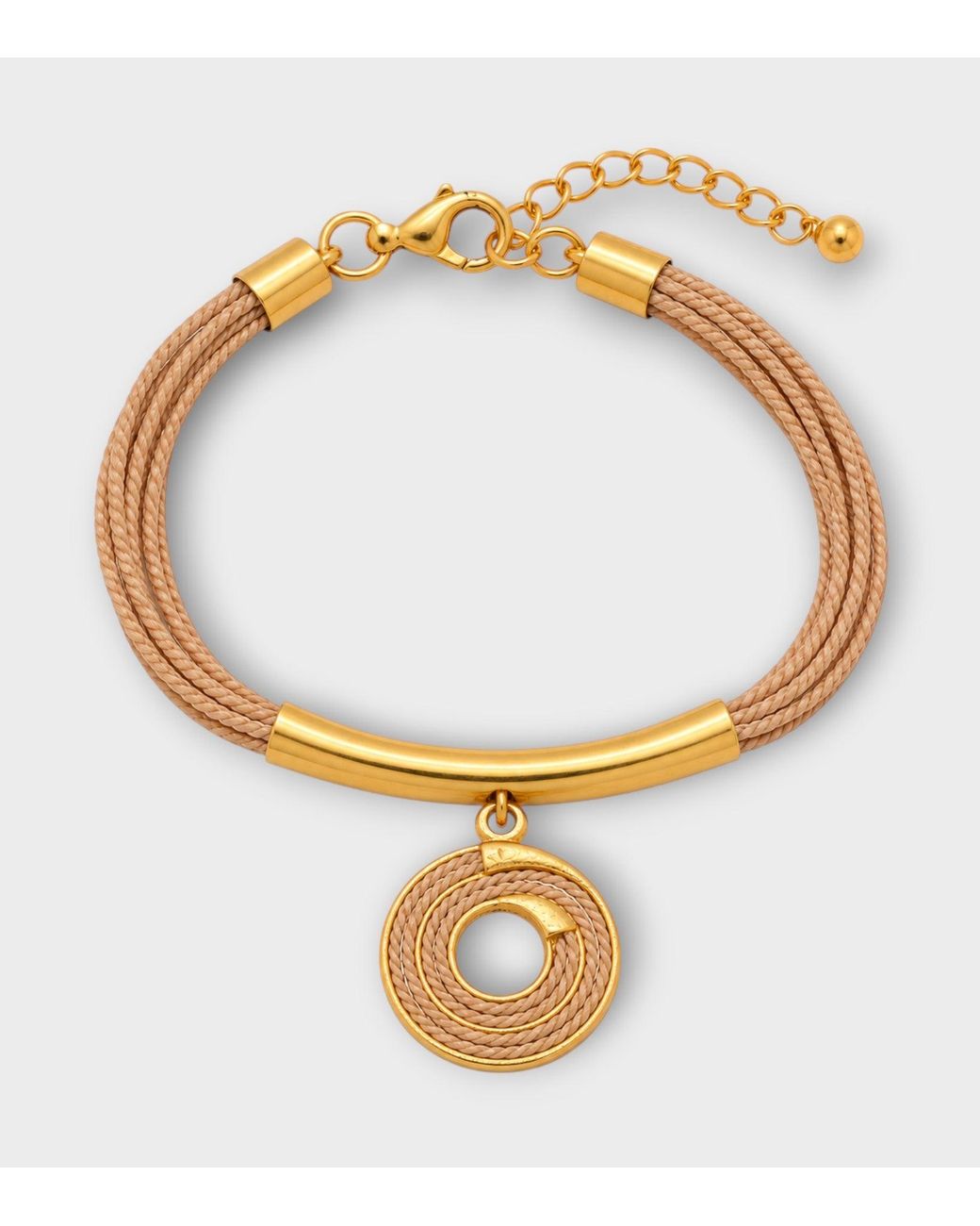 NART Metallic The Spiral Pendant Buriti Bracelet