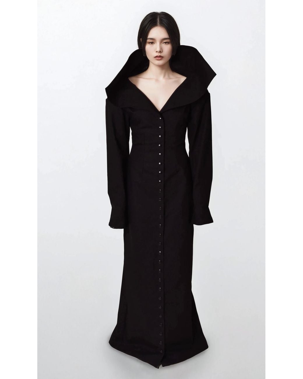 TANIA ORELLANA Black Eter Coat