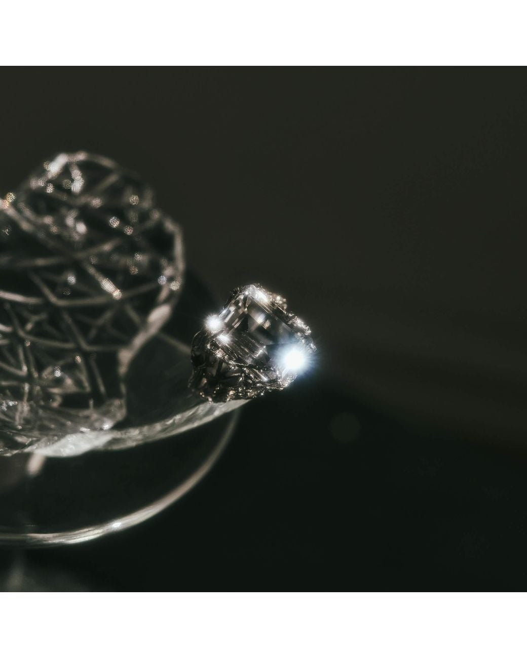 ELANIC GALLERY Metallic Greatness Gone Sparkle Ring