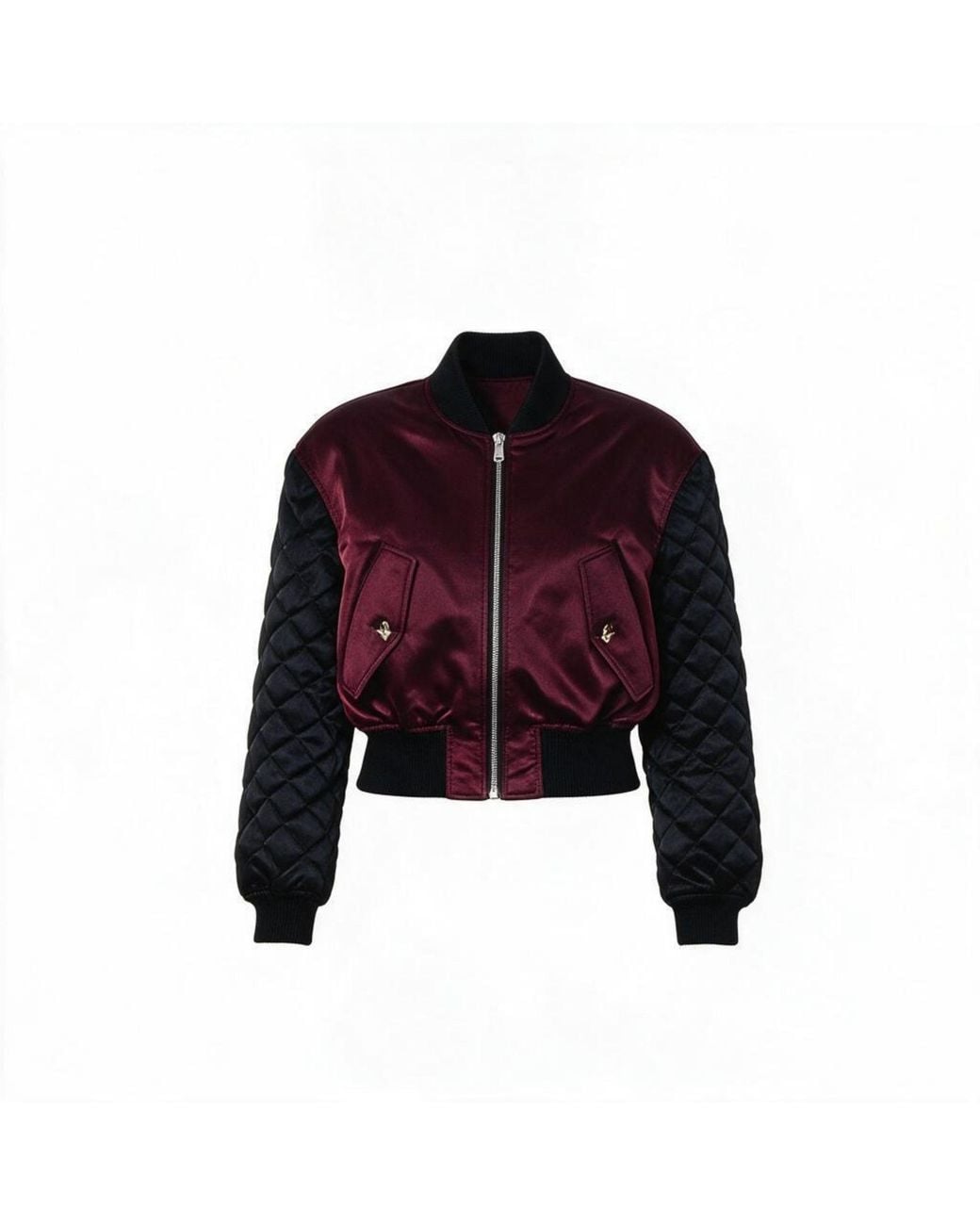 ZHYUN.K Red Quilted Bomber