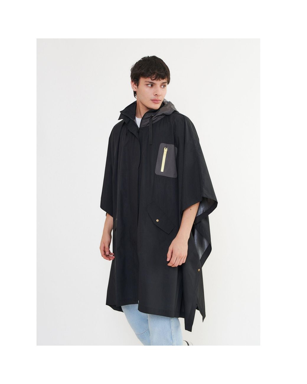 SECO RAINWEAR Black Parka Lupe