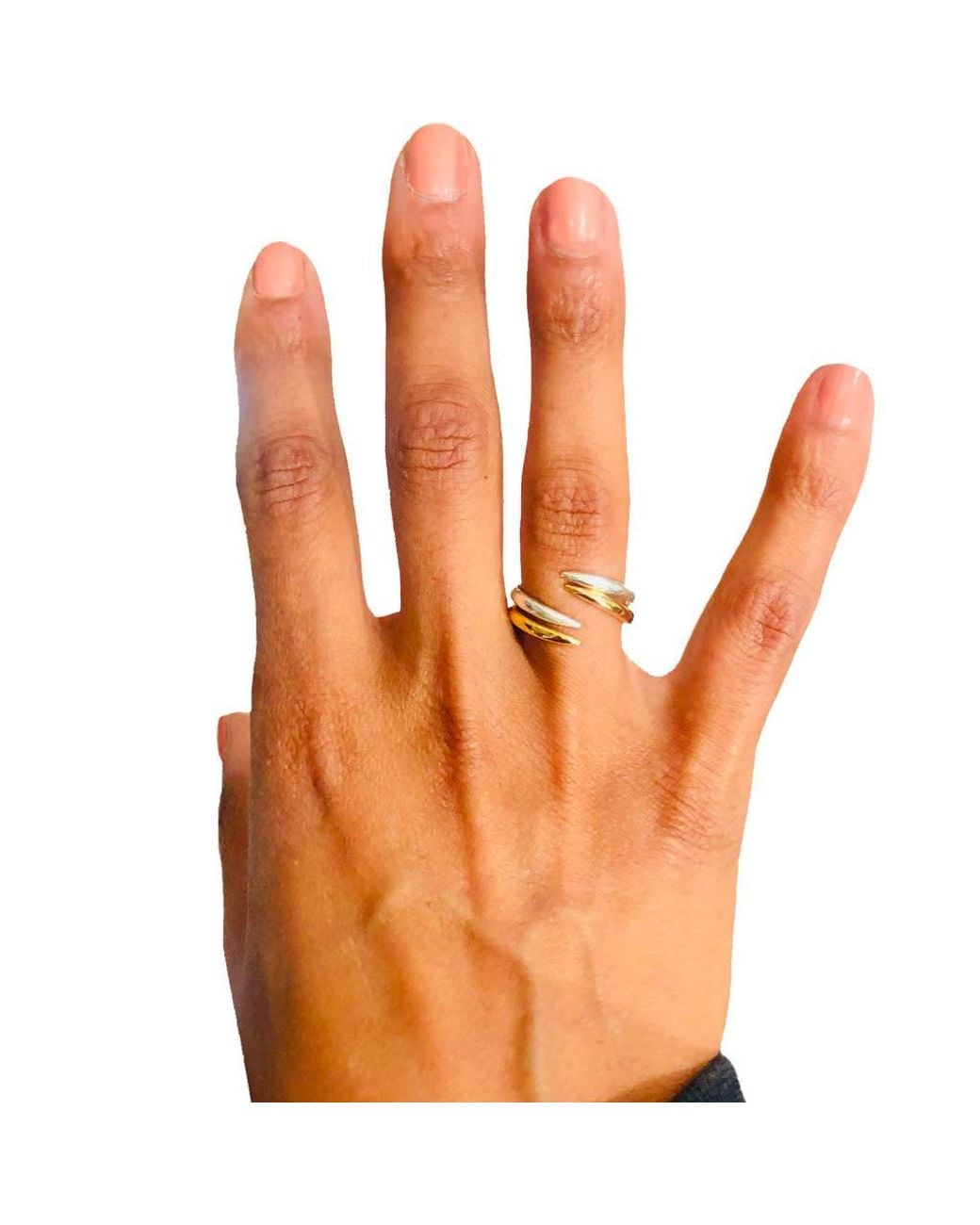 Aki Roc Jewelry Metallic The Hug Ring
