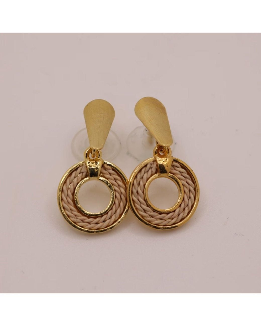 NART Metallic The Single Round Buriti Earrings