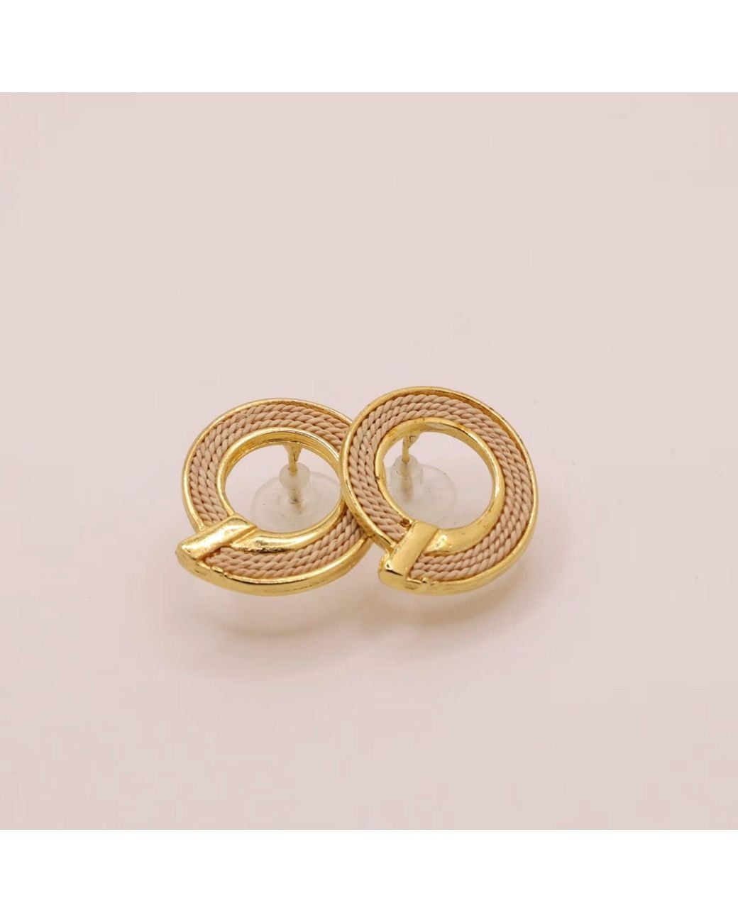NART Metallic The Spiral Buriti Earrings
