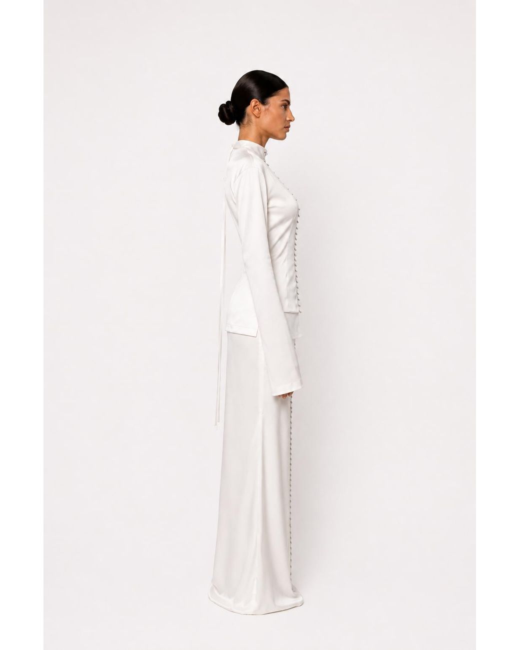TANIA ORELLANA White Cascade Top