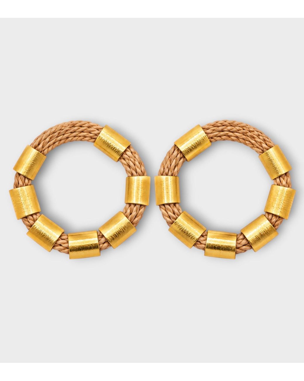 NART Metallic The Rings Buriti Earrings