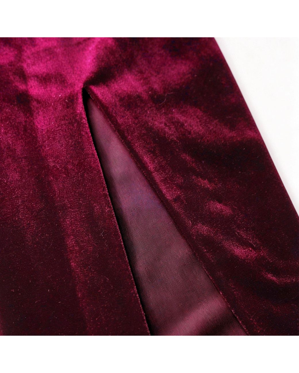 QIPOLOGY Red Velvet Qipao