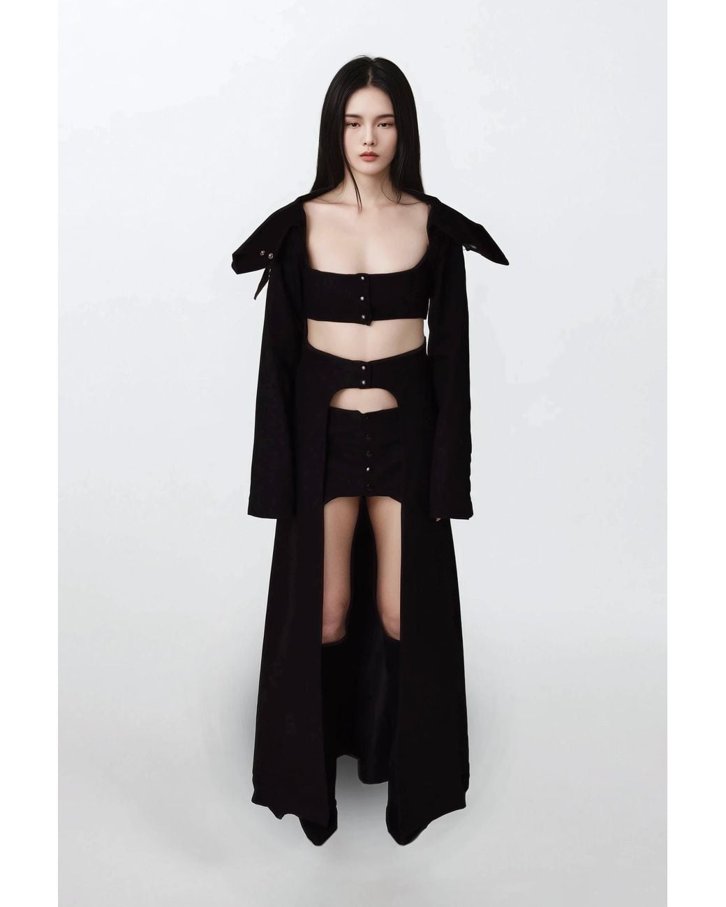 TANIA ORELLANA Black Eter Coat