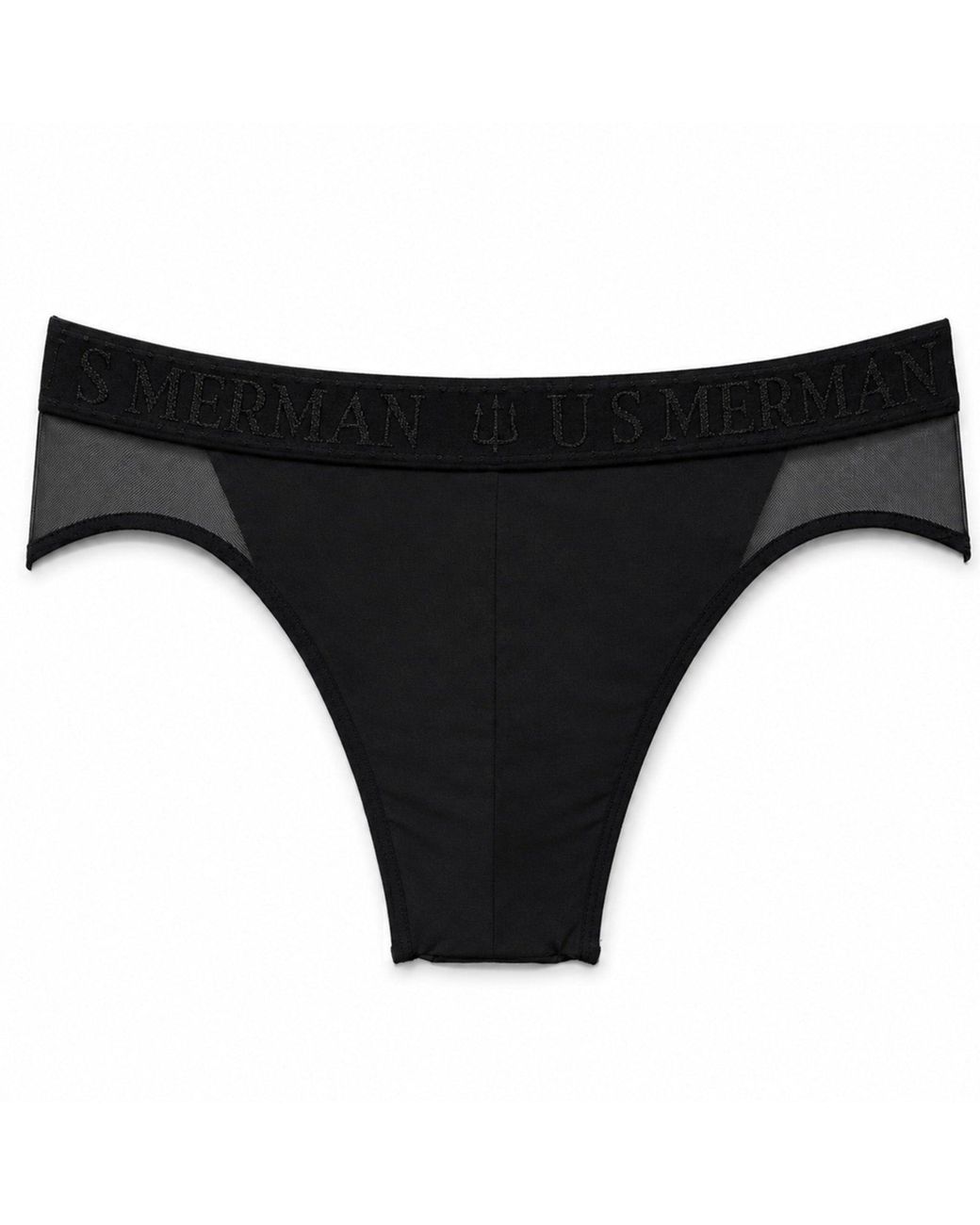 Us Merman Black Trident Underwear for men