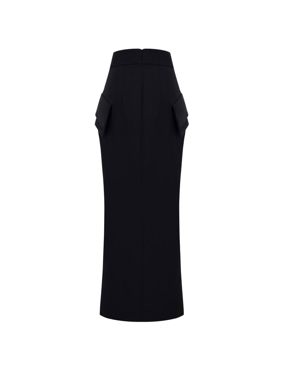 DAR ANN STUDIO Black Executive Maxi Skirt