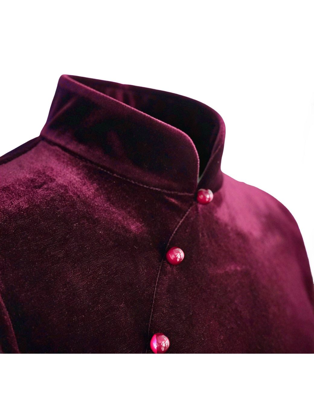 QIPOLOGY Red Velvet Qipao