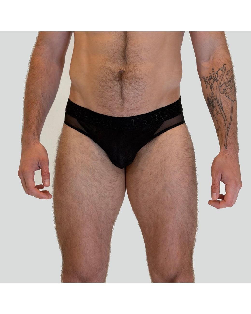 Us Merman Black Trident Underwear for men