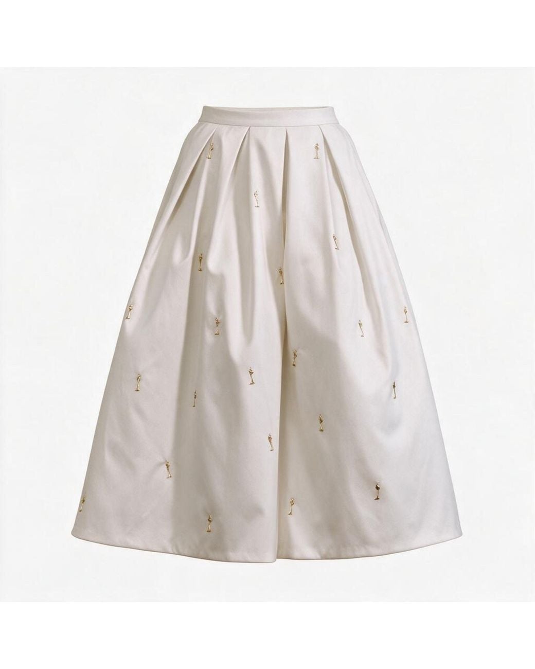 ZHYUN.K Gray Symbol Skirt