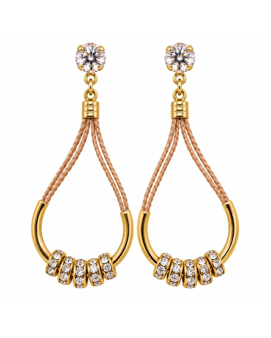 NART Metallic The Dotted Shine Buriti Earrings