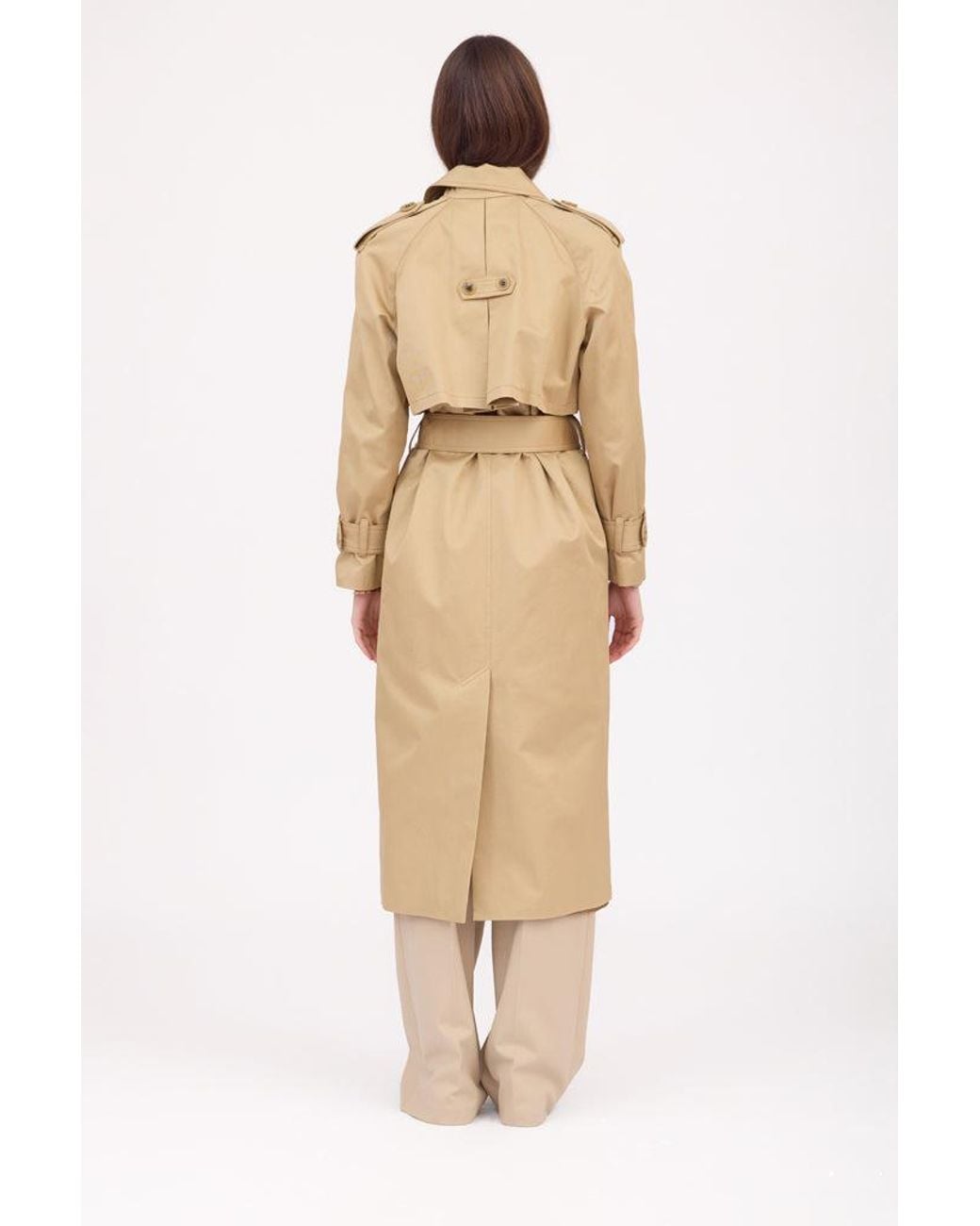 SOTROPA Natural Camel Trench Coat