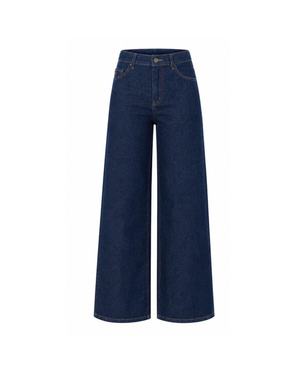 SOEUR & FRÈRES Blue Le Wide Leg — Raw