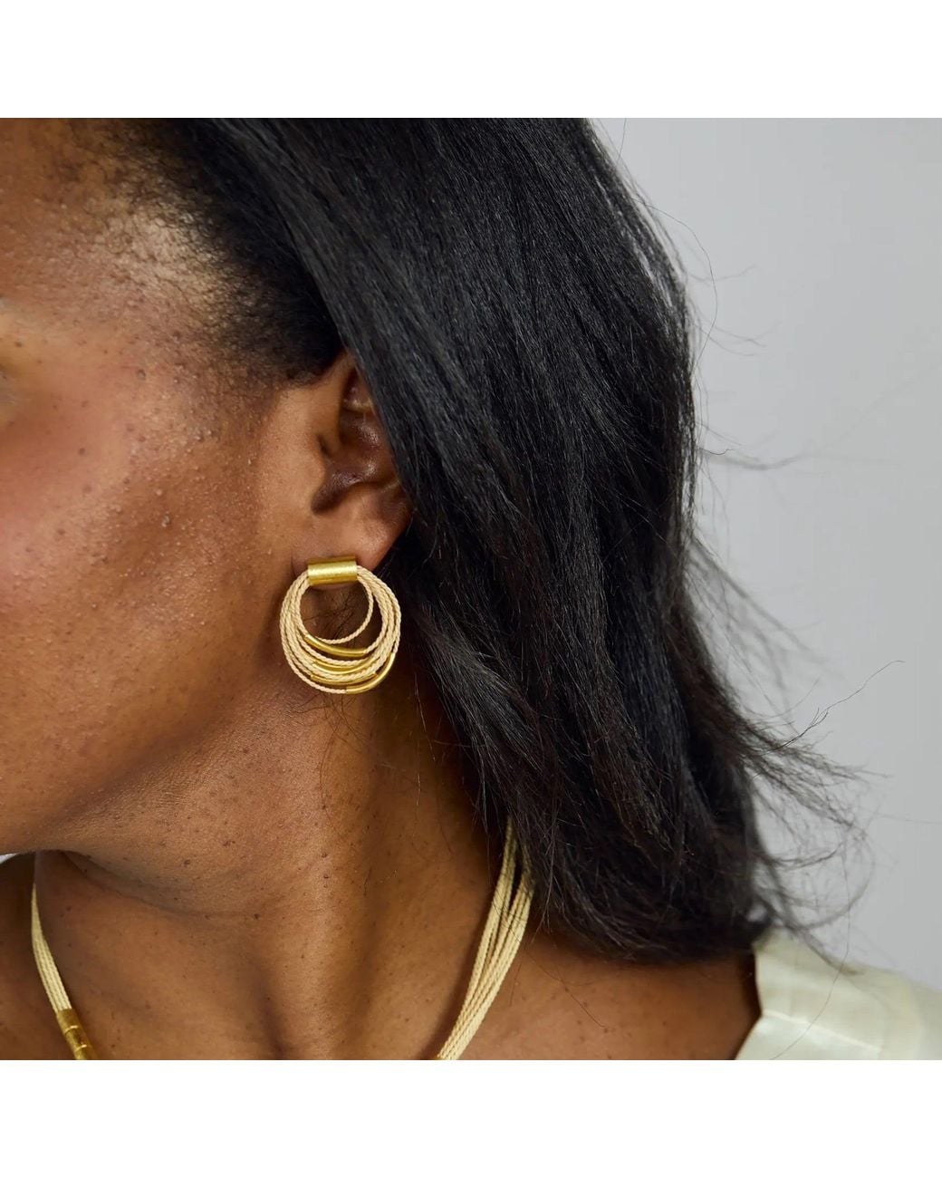 NART Metallic The Multiple Buriti Earrings