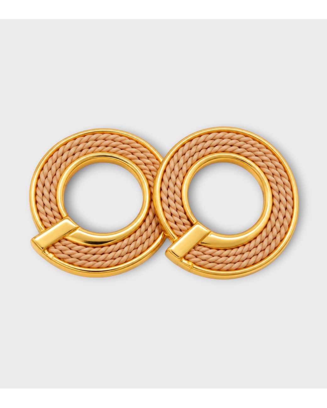 NART Metallic The Spiral Buriti Earrings
