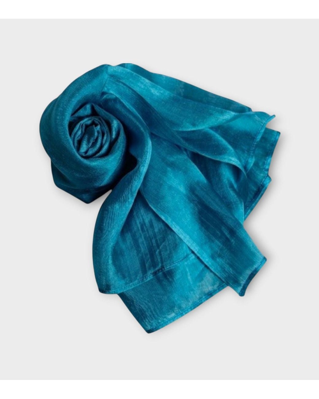 SILK & BEARS Blue Scarf