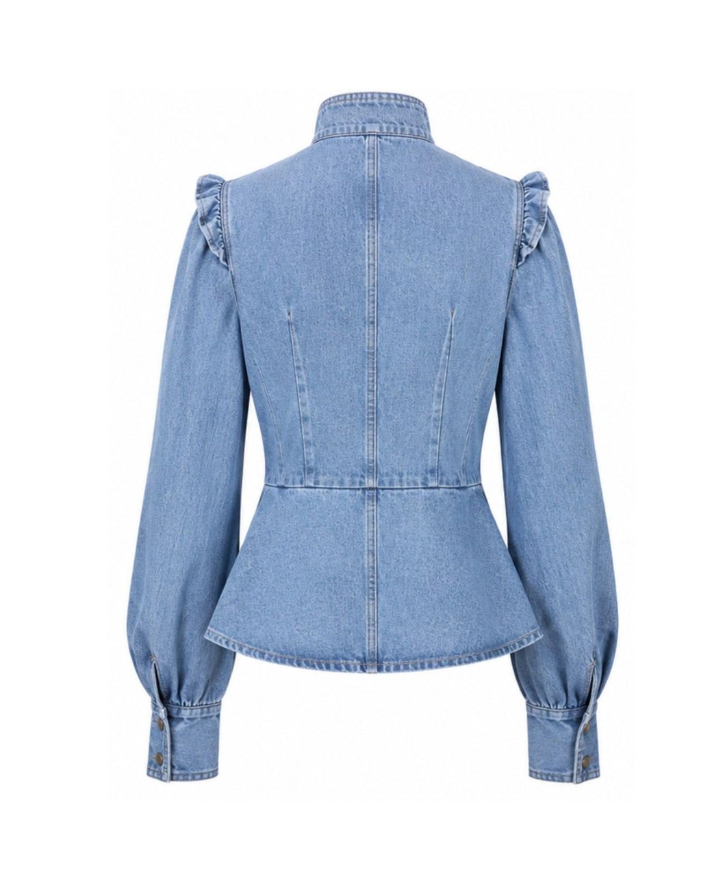 SOEUR & FRÈRES Blue The Pearl Top — Bleach