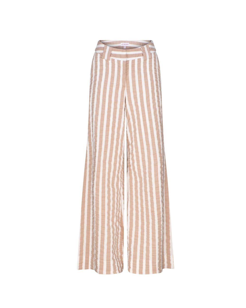 LIZ SKORSIS Pink Maddix Wide Leg Pant –