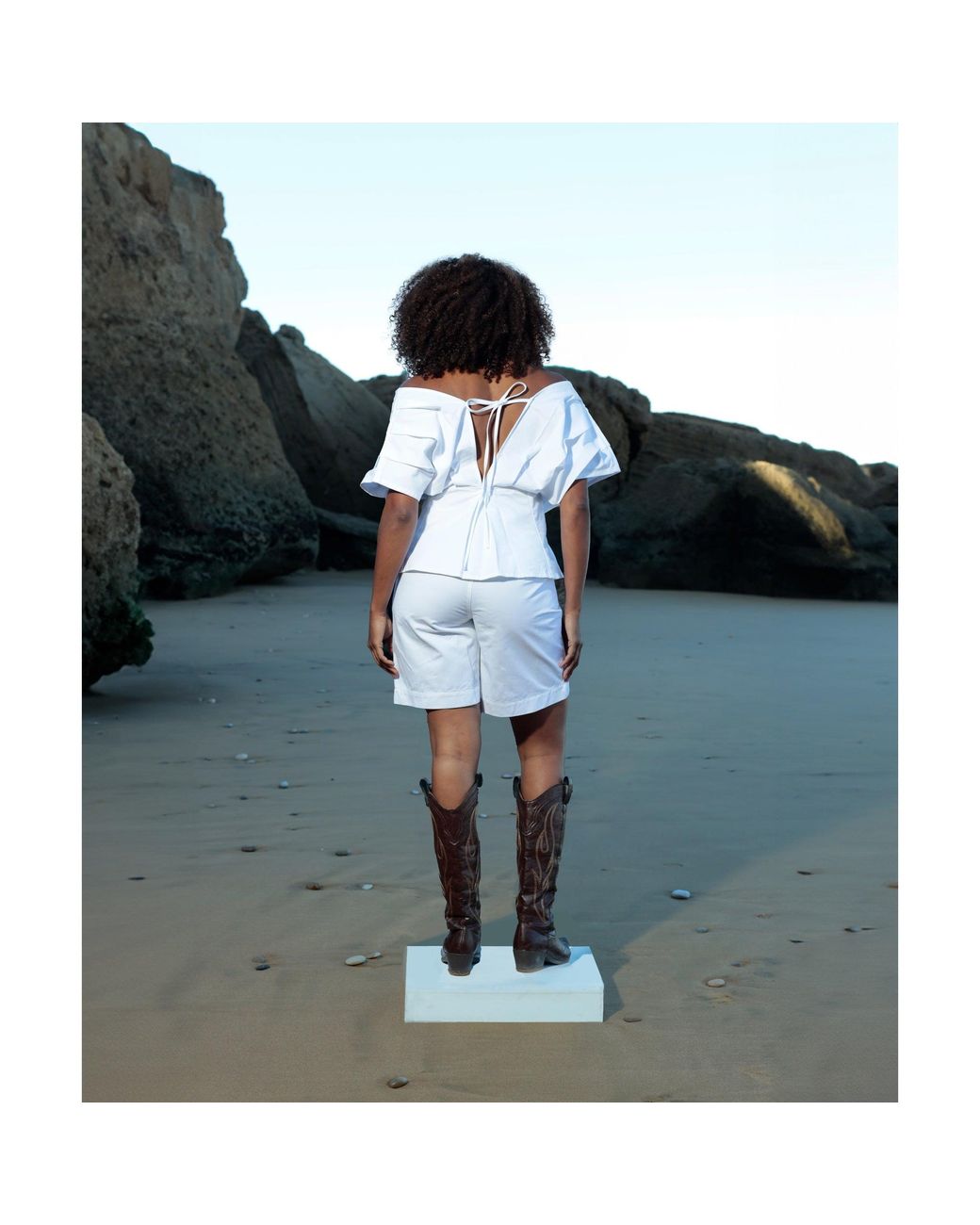 SOEUR & FRÈRES White Le Bermuda — Optic
