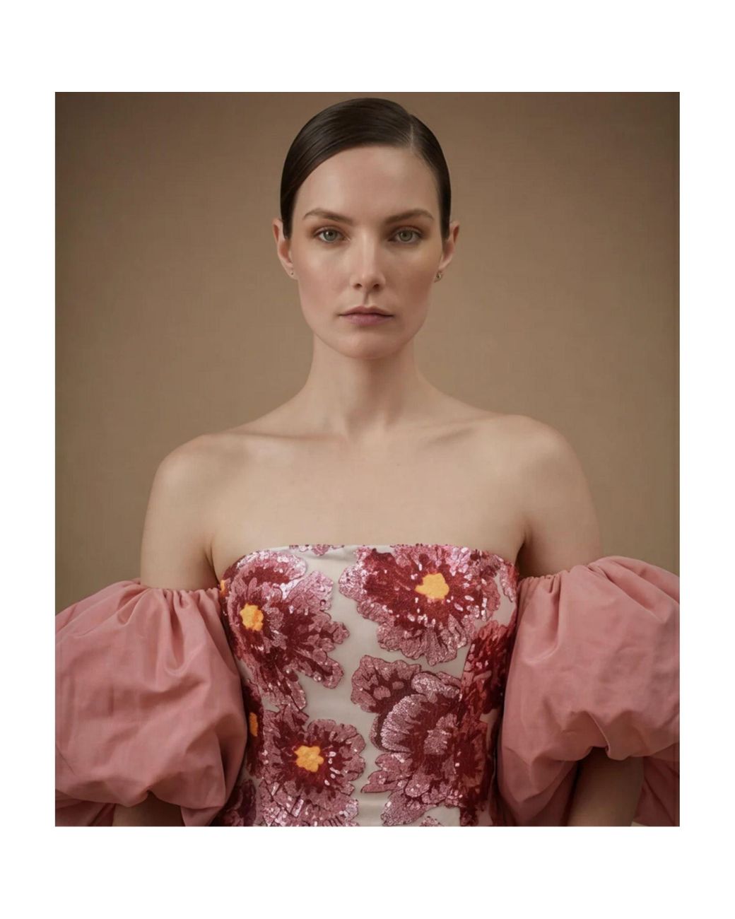 Ashley Stambouli Red Kaspia Dress