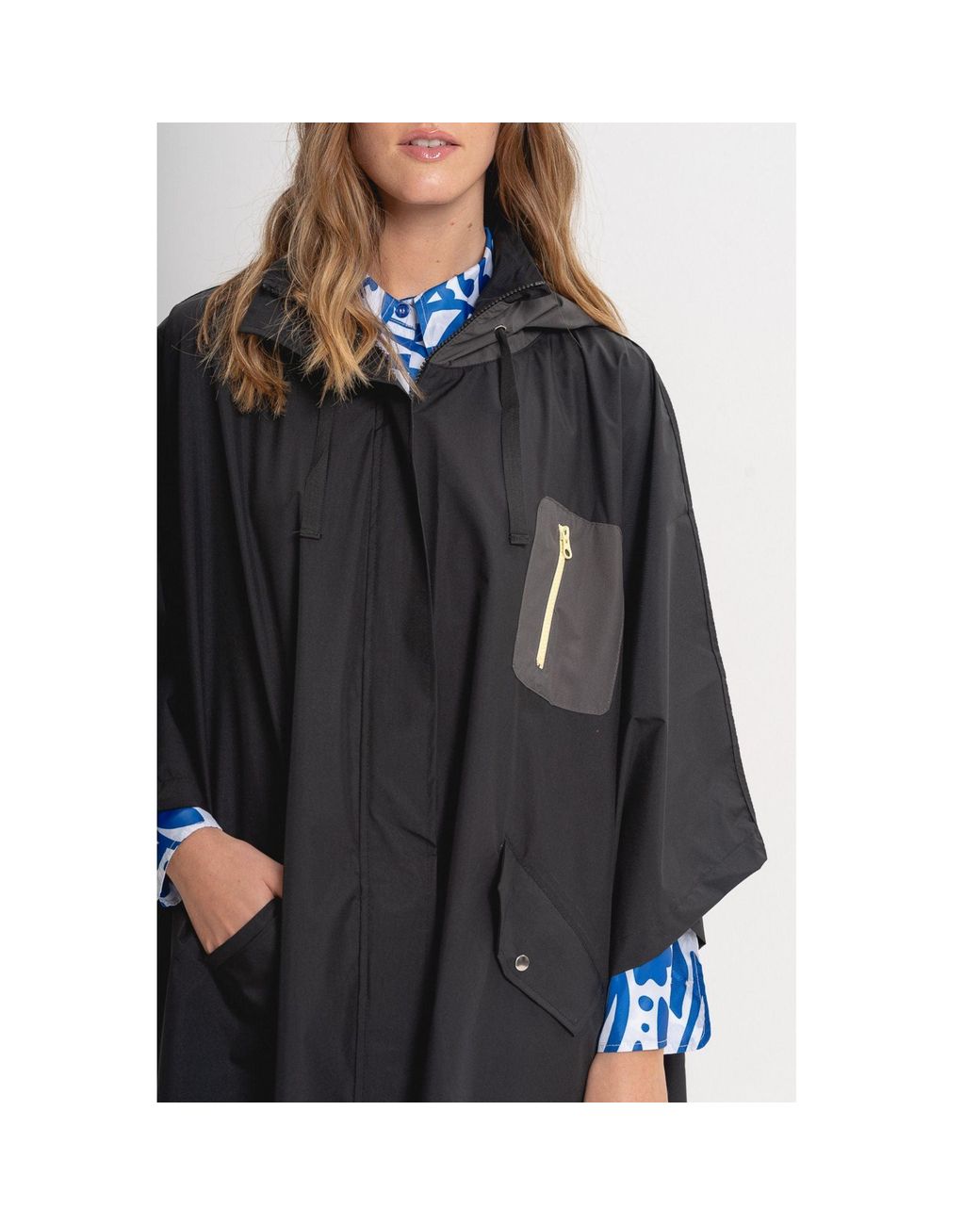 SECO RAINWEAR Black Parka Lupe