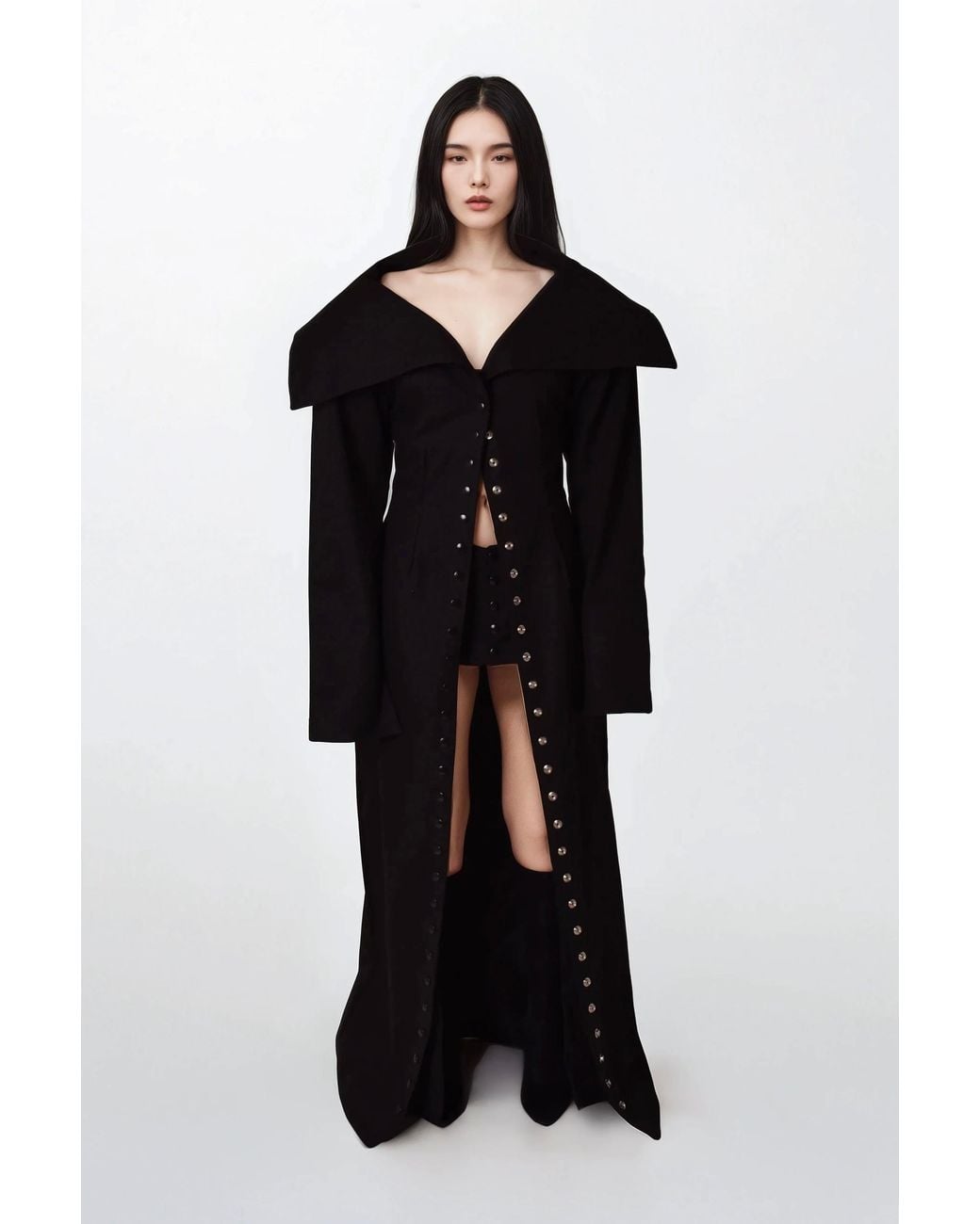 TANIA ORELLANA Black Eter Coat