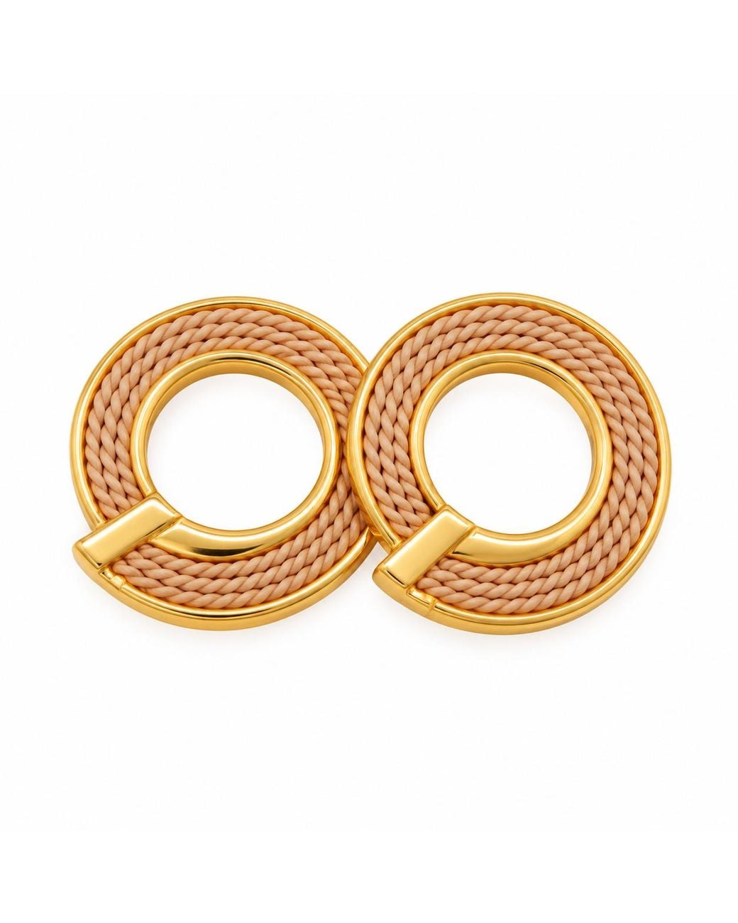 NART Metallic The Spiral Buriti Earrings