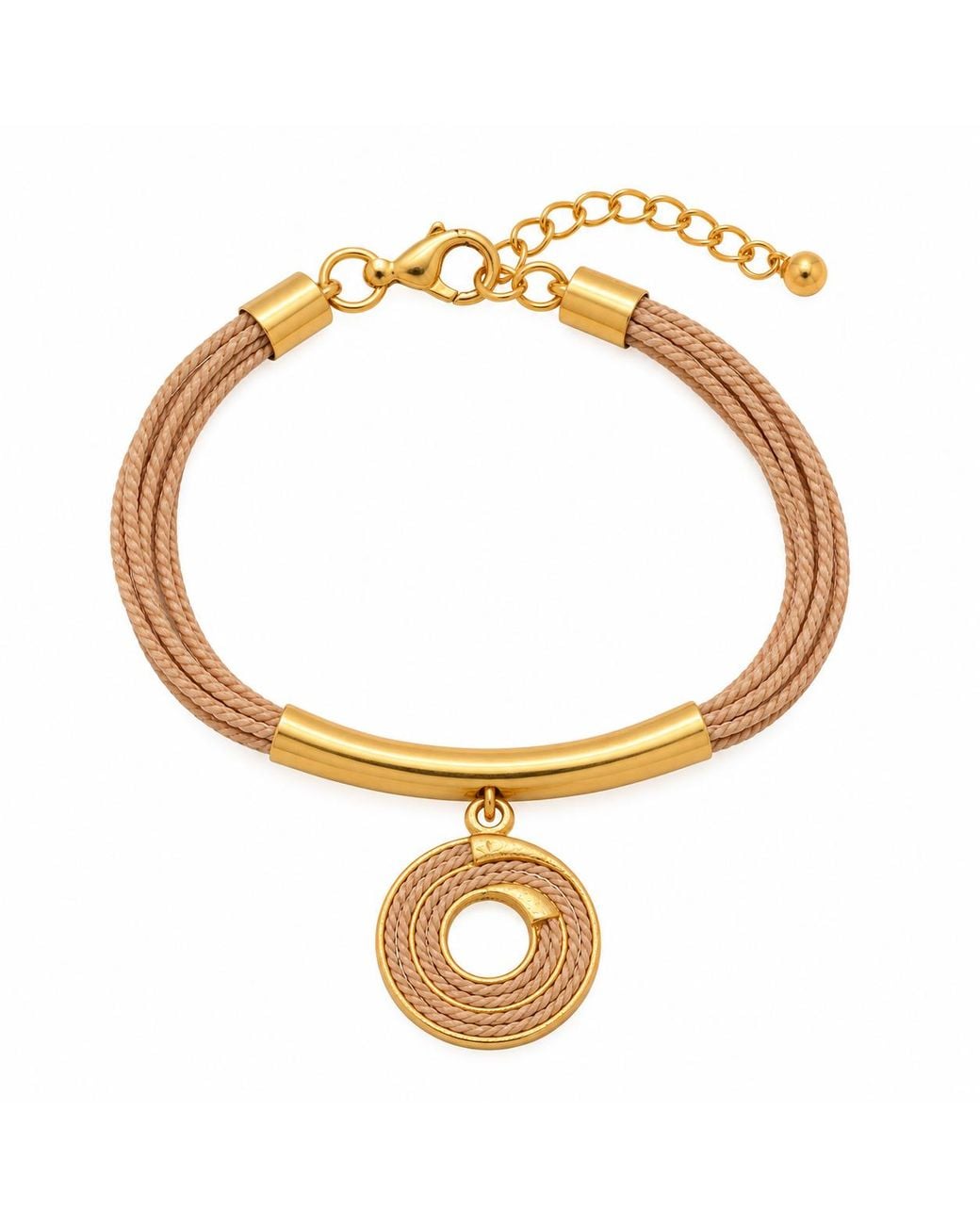 NART Metallic The Spiral Pendant Buriti Bracelet