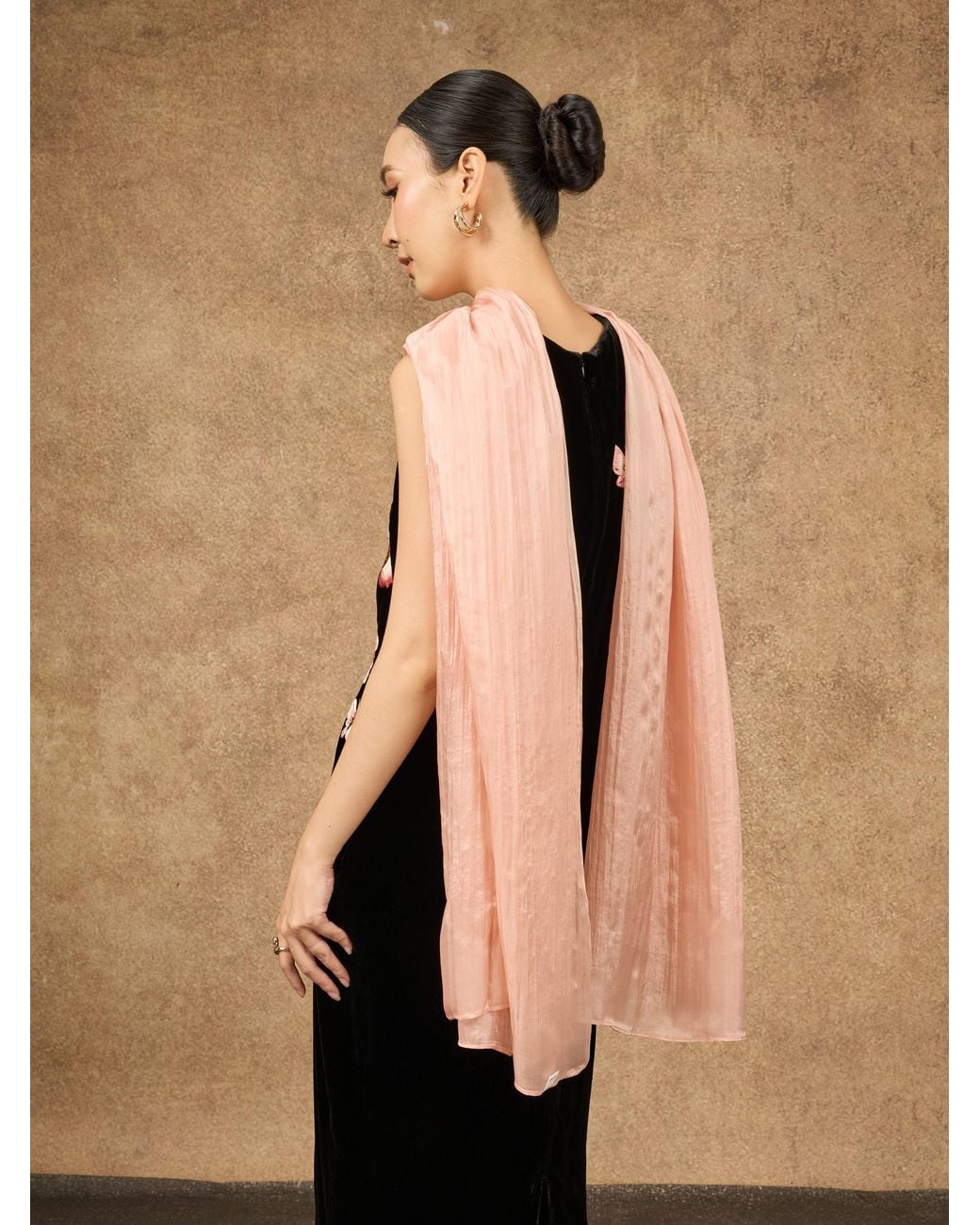 SILK & BEARS Red Apricot Scarf