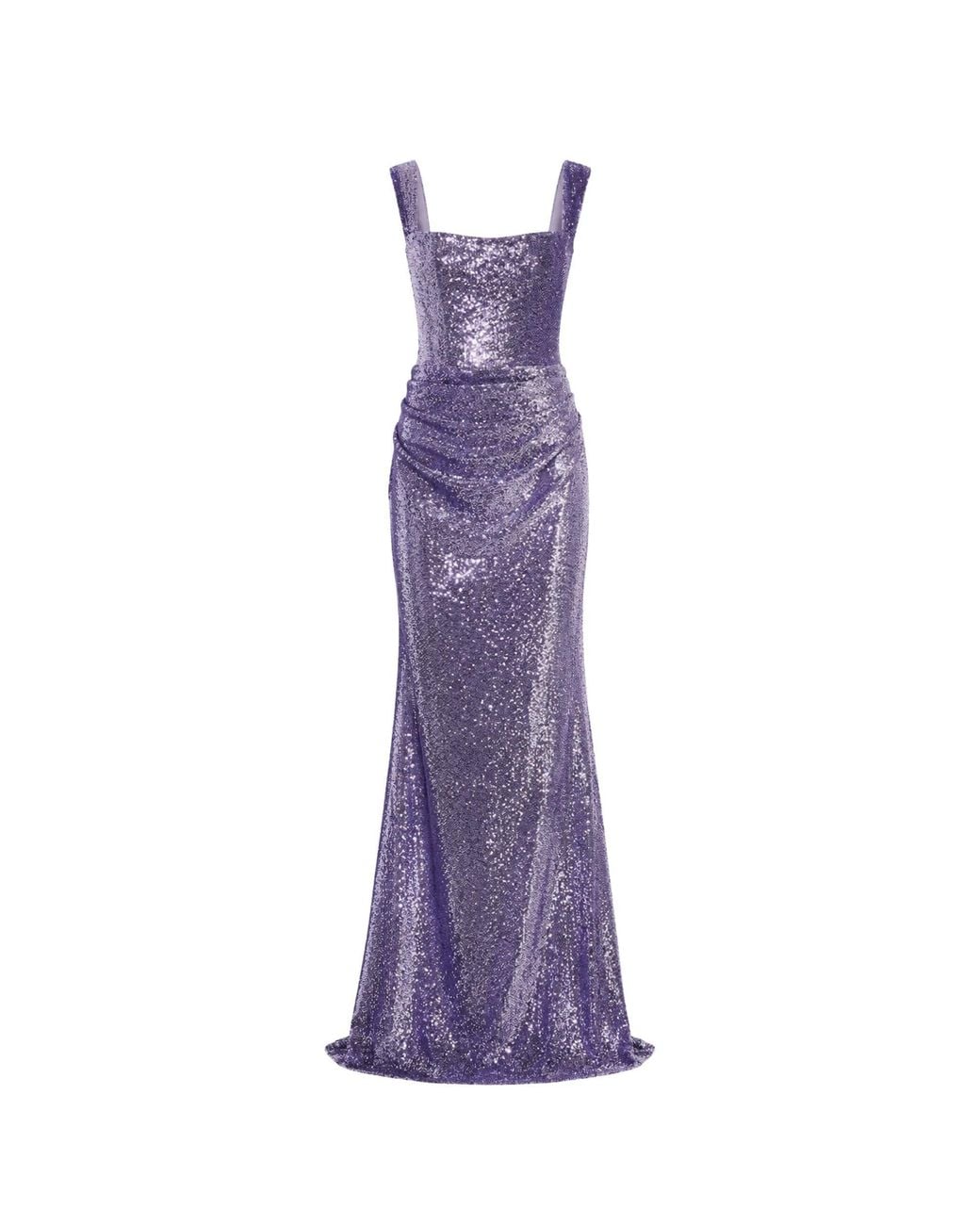 Ashley Stambouli Purple Doria Dress
