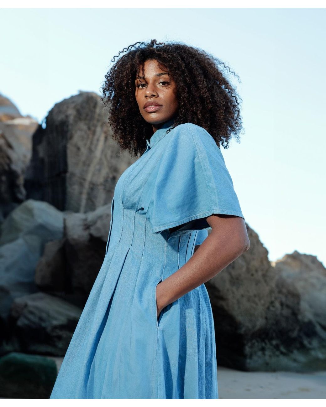 SOEUR & FRÈRES Blue La Robe