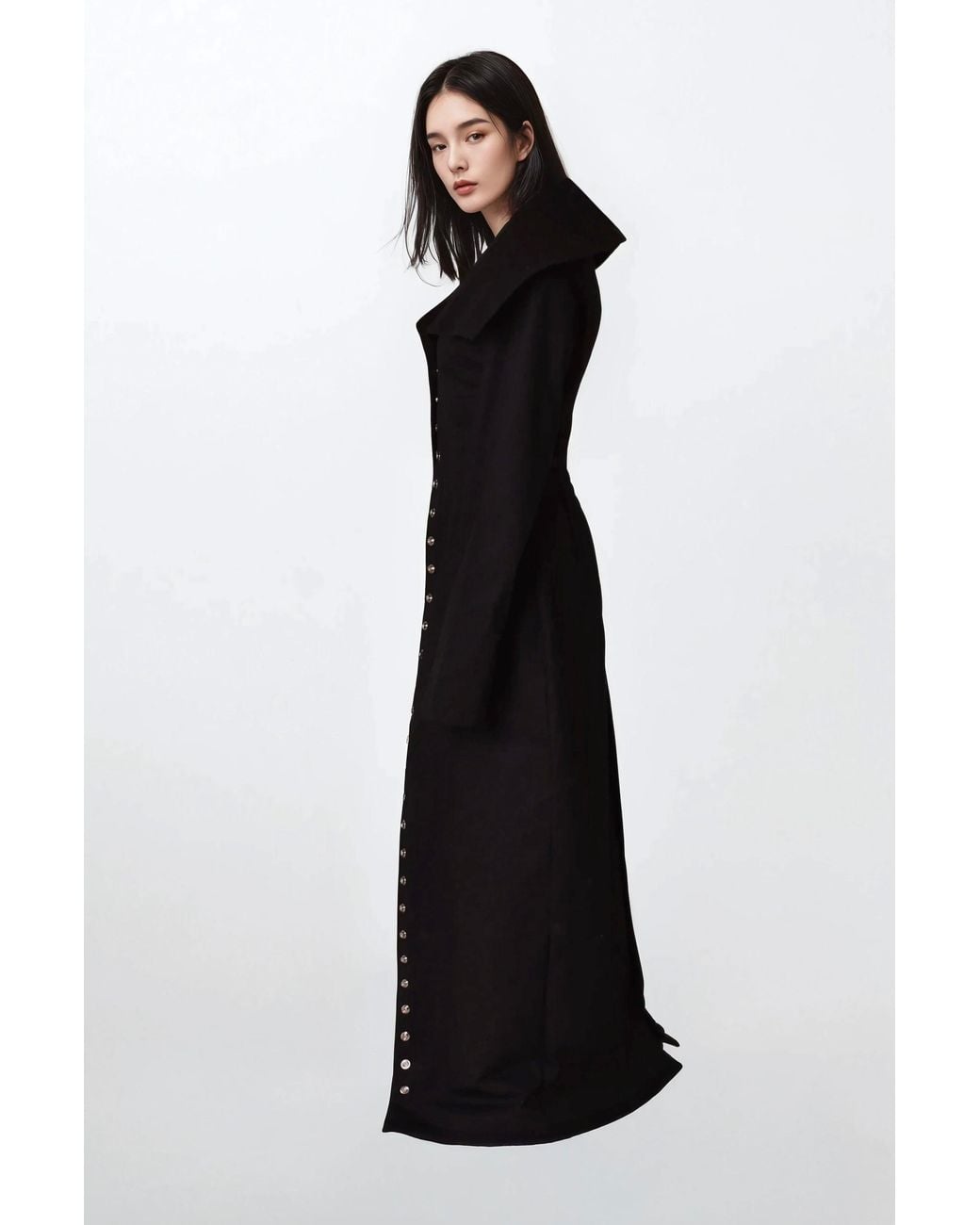 TANIA ORELLANA Black Eter Coat