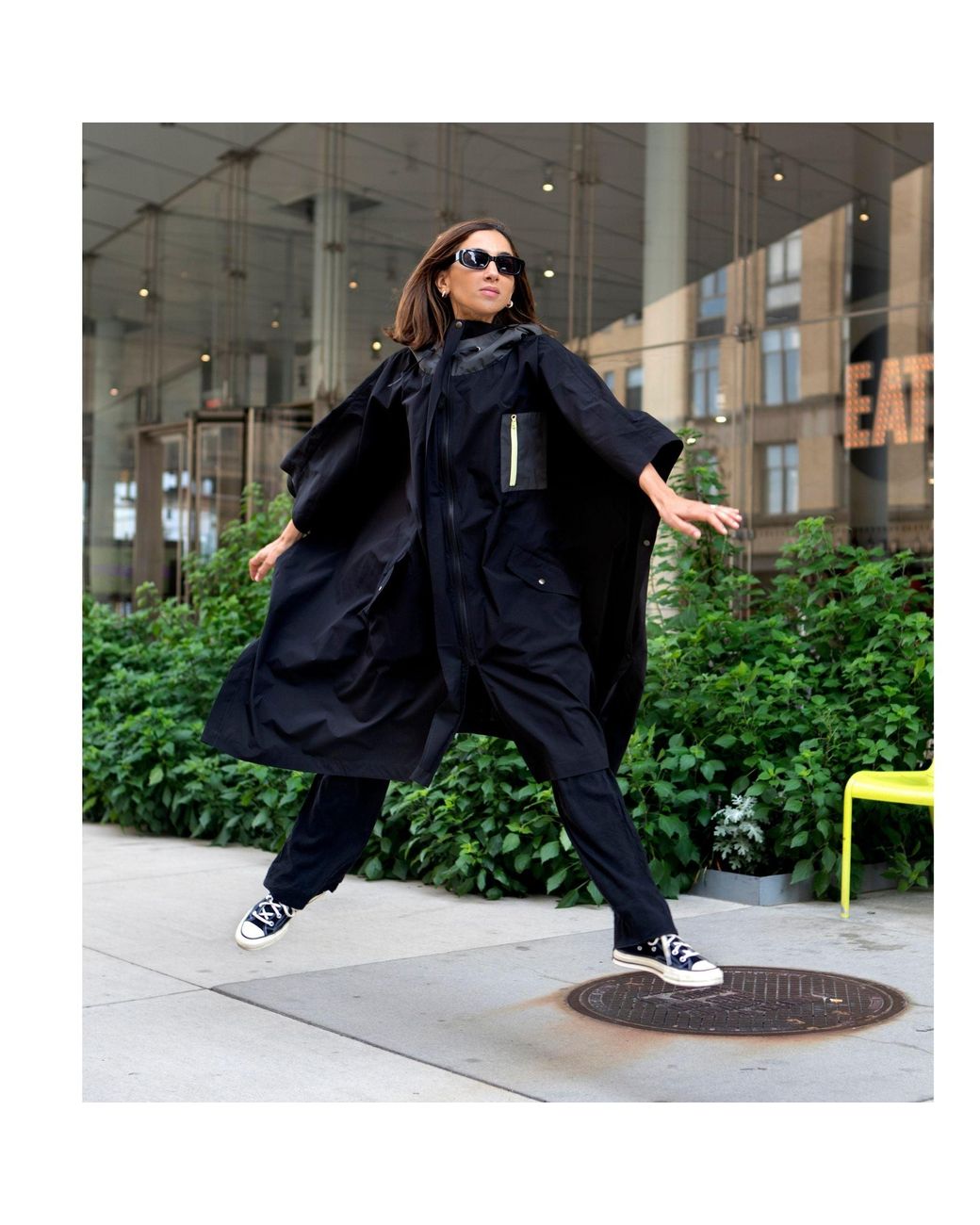 SECO RAINWEAR Black Parka Lupe