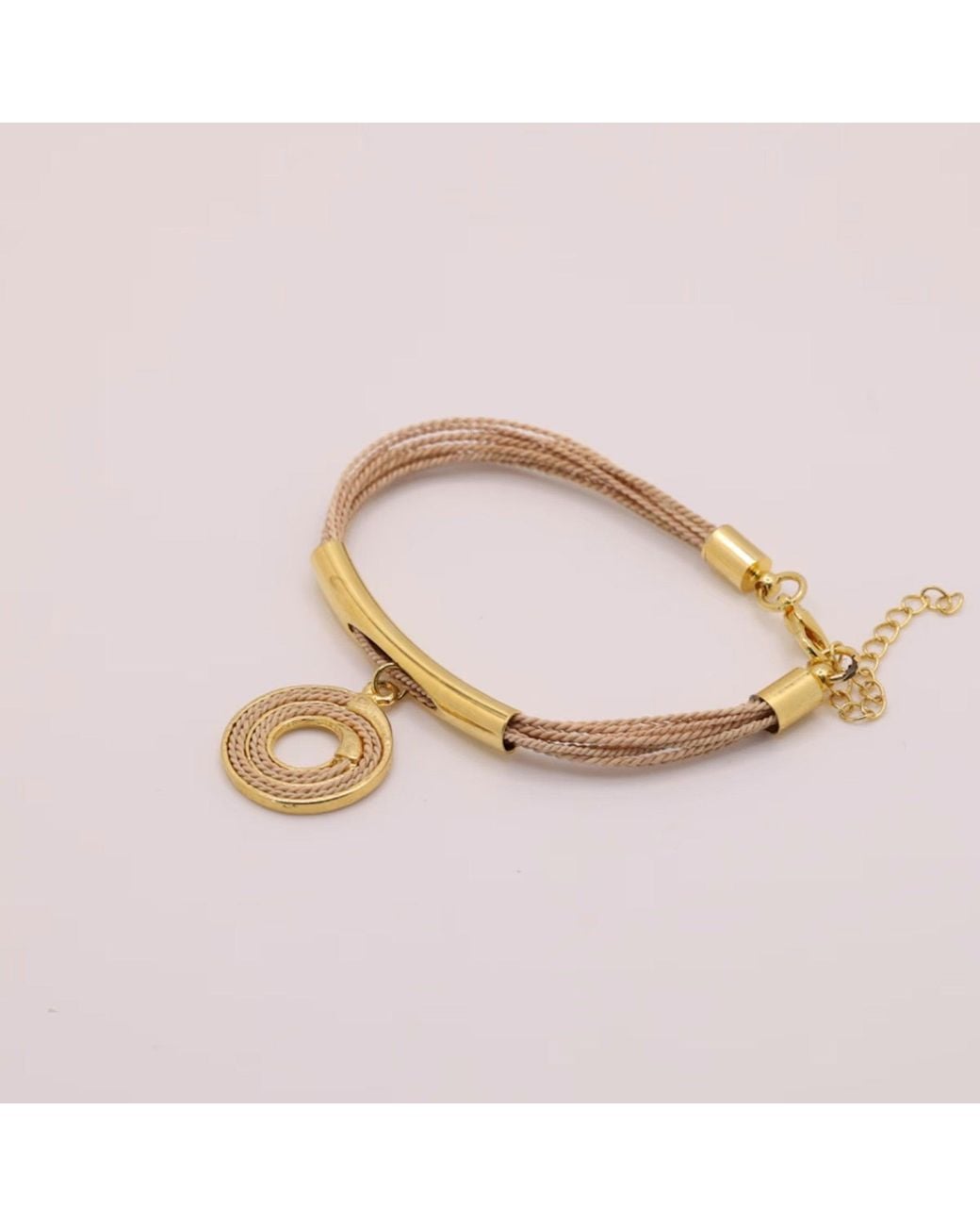 NART Metallic The Spiral Pendant Buriti Bracelet
