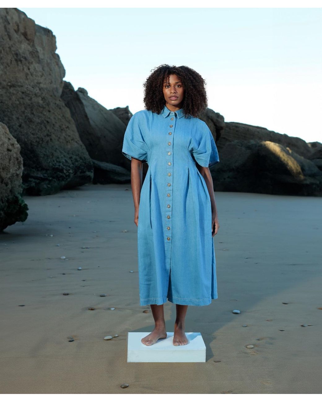 SOEUR & FRÈRES Blue La Robe