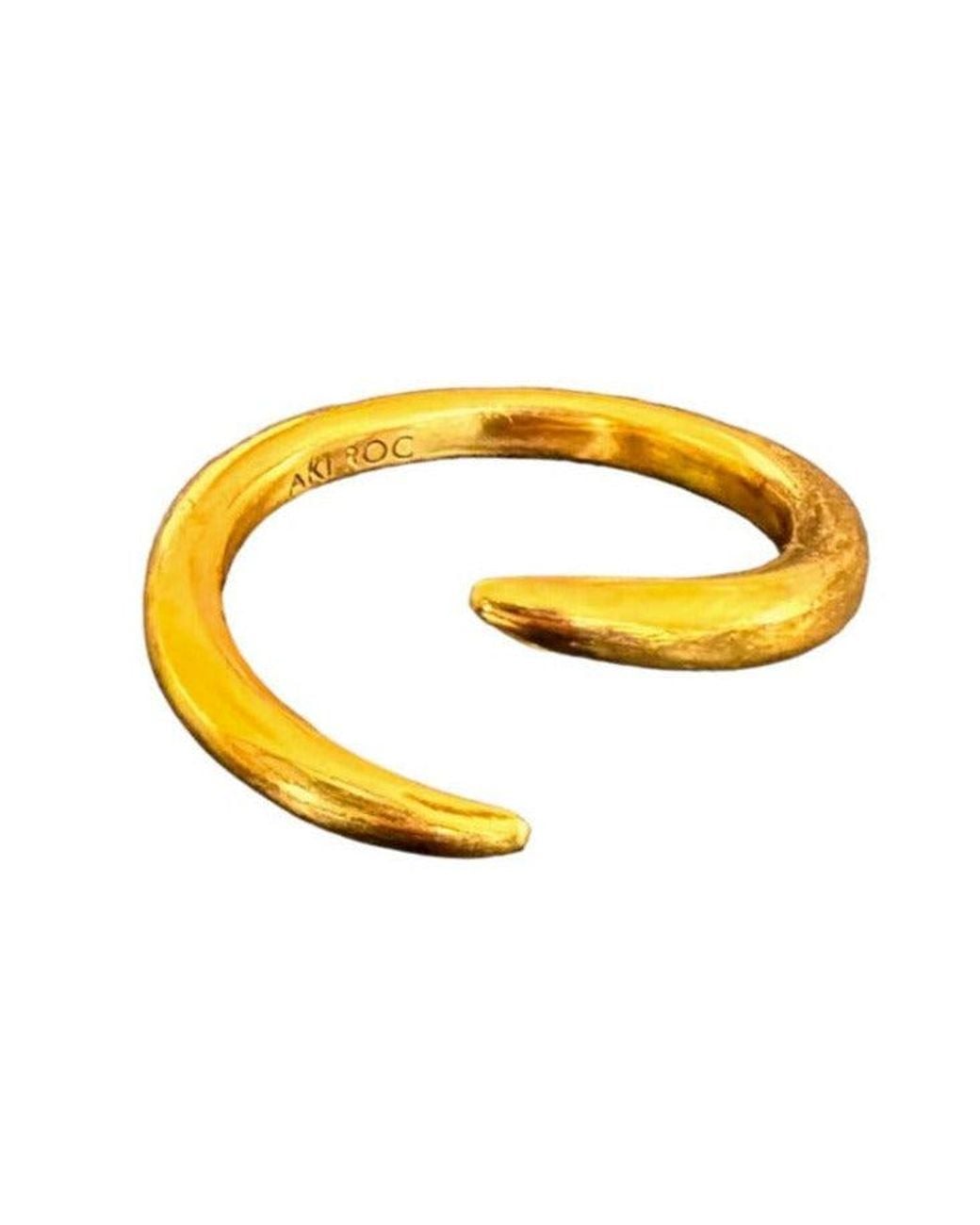 Aki Roc Jewelry Yellow The Boyfriend Hug Ring