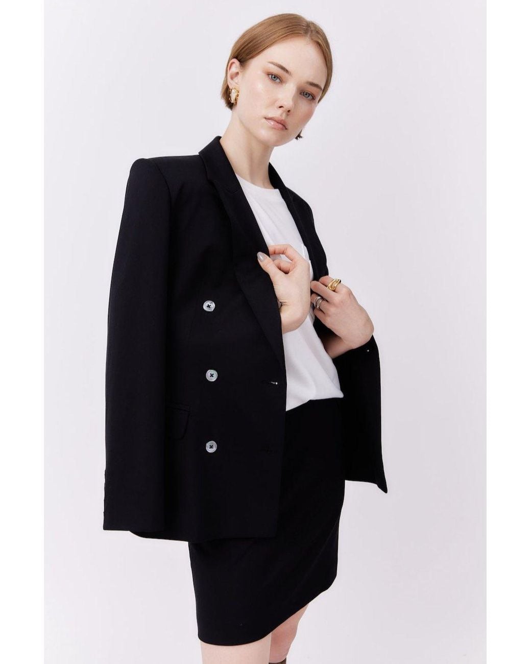 MNK Atelier Blue Doubled-Breasted Blazer