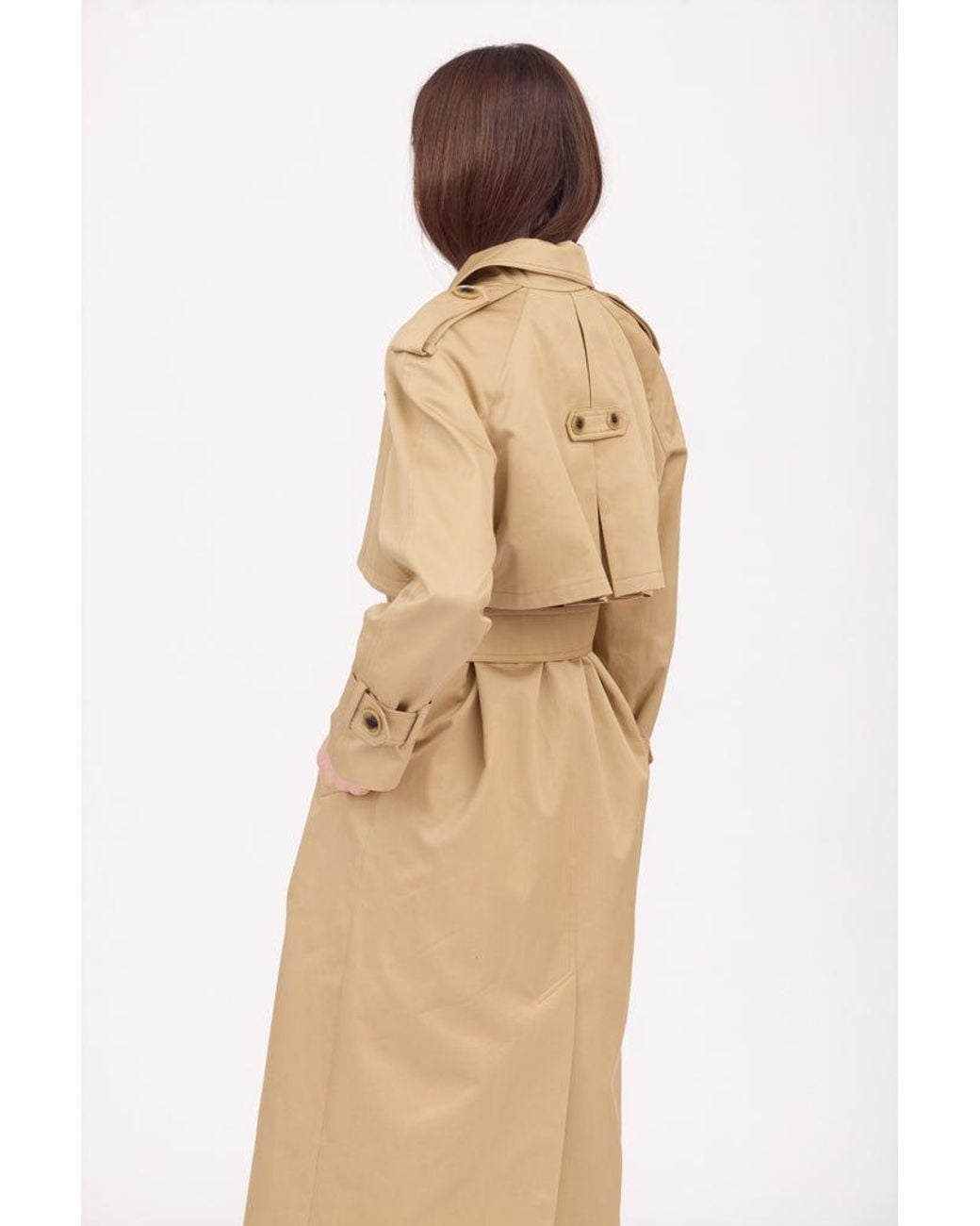 SOTROPA Natural Camel Trench Coat