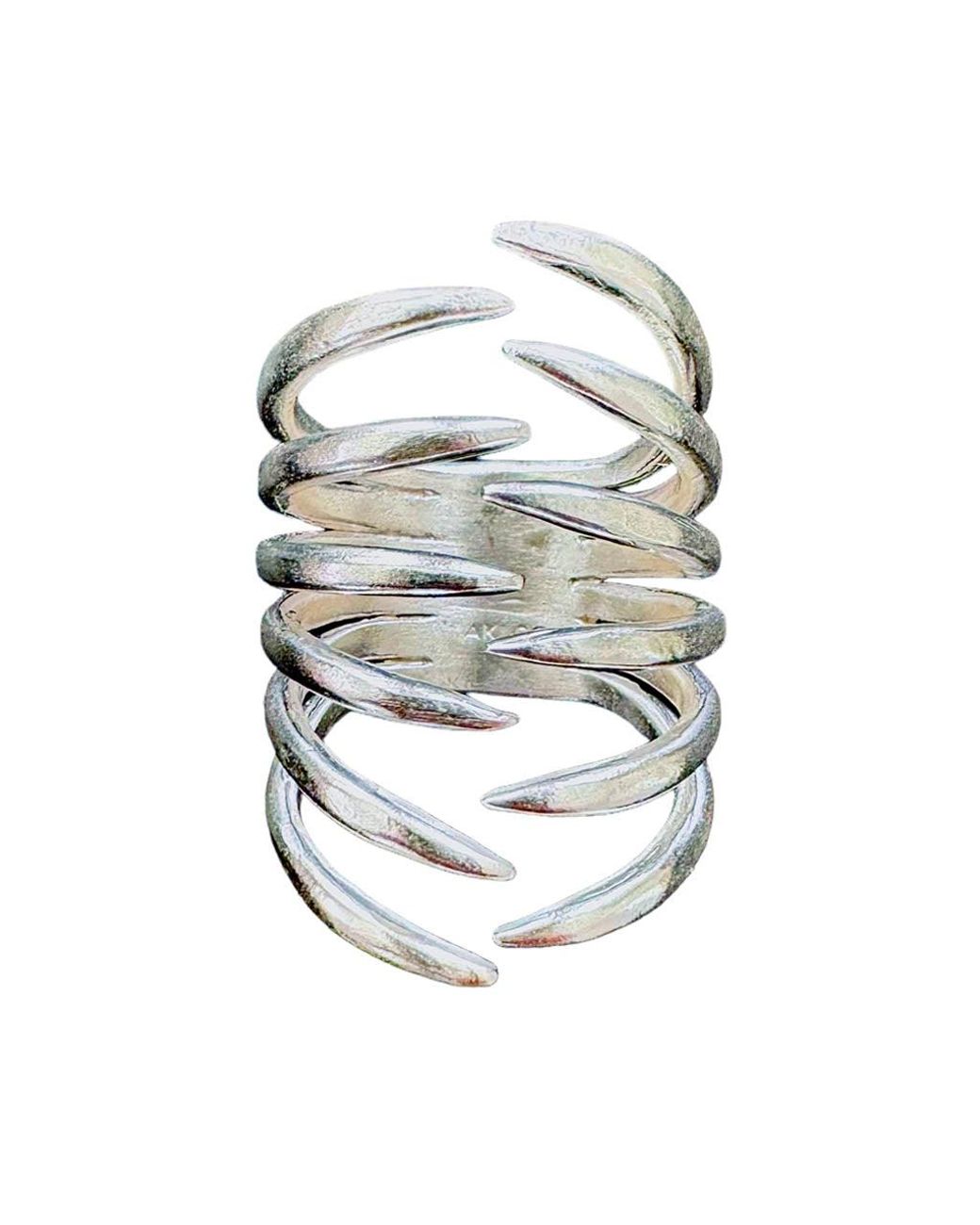 Aki Roc Jewelry Metallic The Hug Statement Ring