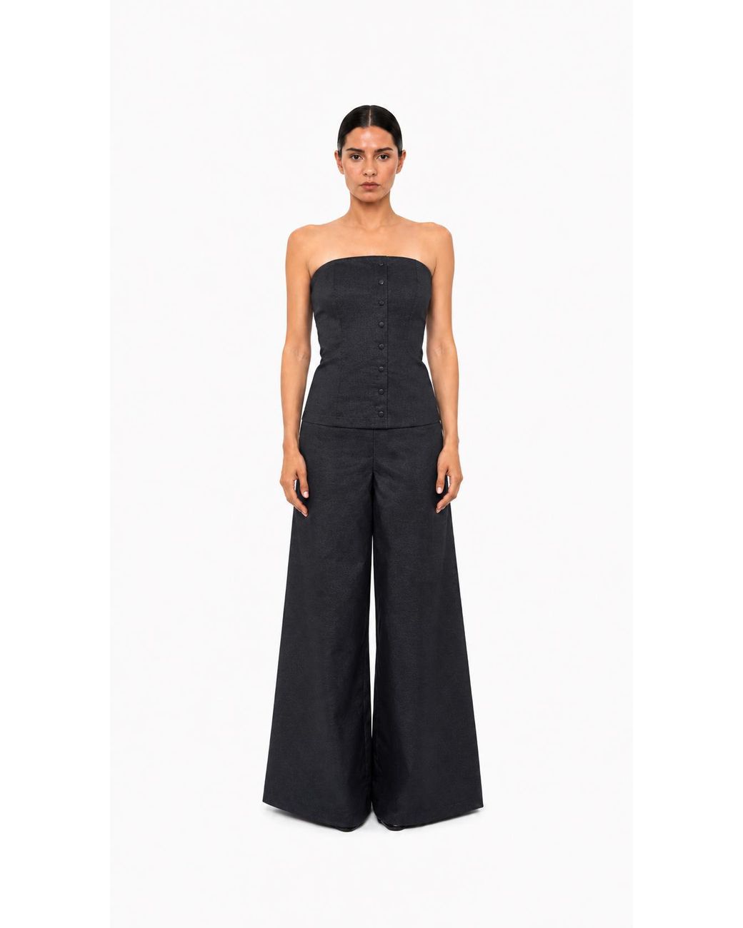 TANIA ORELLANA Black Atlantico Trousers