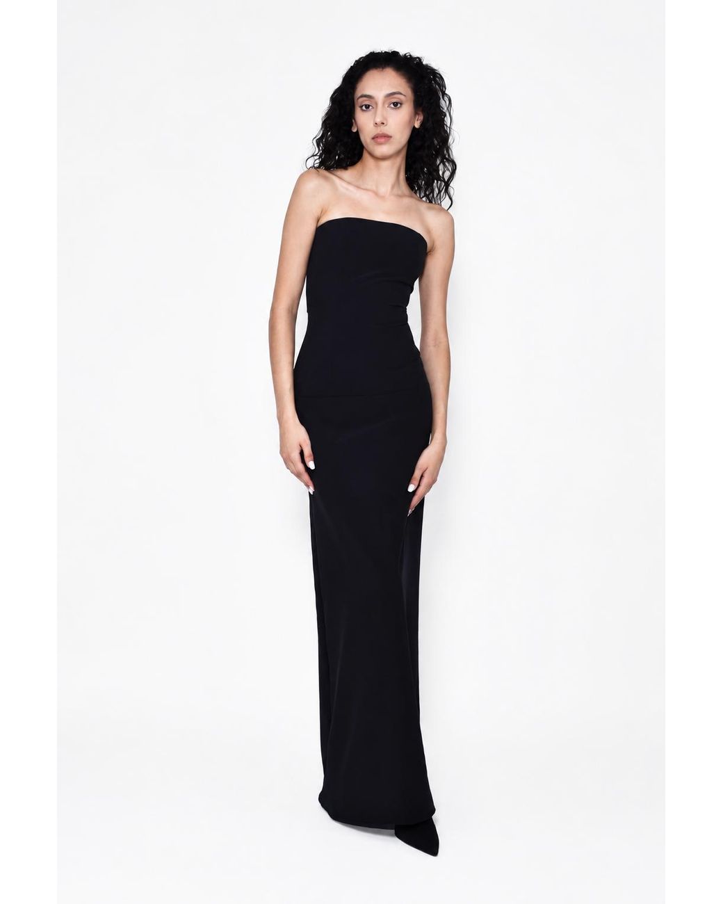 TANIA ORELLANA Black Vertebra Dress