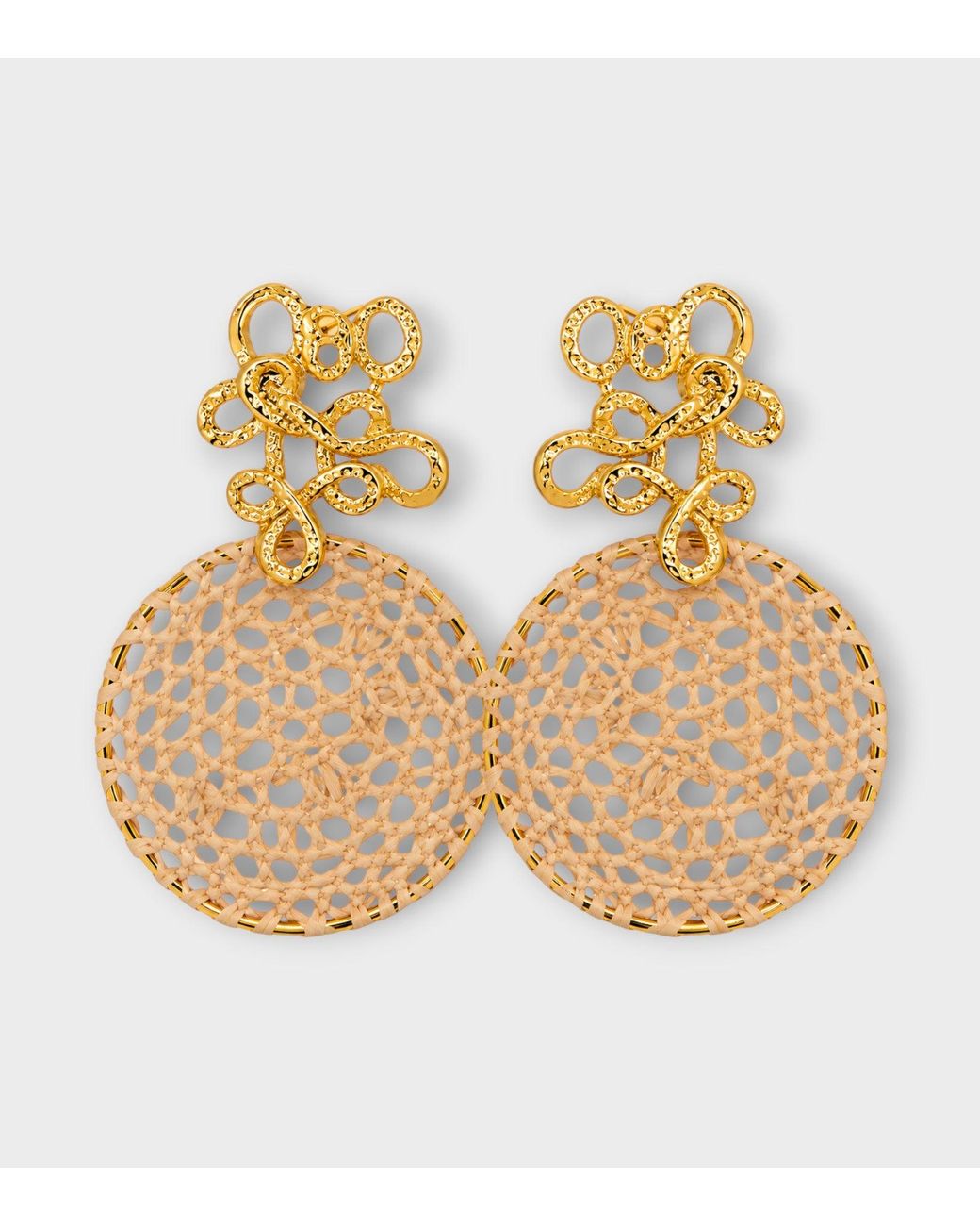 NART Metallic The Buriti Lace Earrings